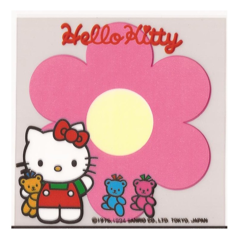 Ano 1994. Nota Hello Kitty (Plástico) Vintage Sanrio
