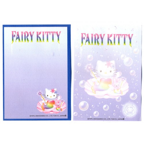 Ano 2000. Kit 2 Notas Hello Kitty Fairy Kitty CLL Vintage Sanrio
