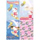 Ano 2002. Kit 4 Notas Hello Kitty & Tweety PSurf Sanrio