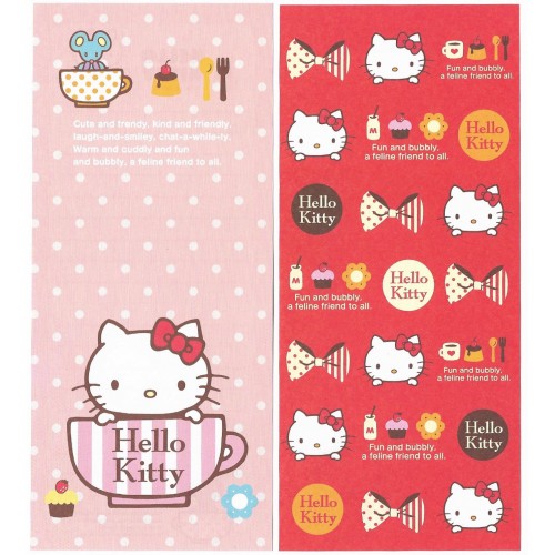 Ano 2014 Kit 2 Notas GRANDES Hello Kitty Fun and Bubbly Sanrio