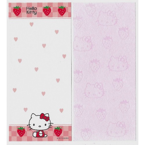Ano 2014 Kit 2 Notas GRANDES Hello Kitty Made In Japan (STR) Sanrio