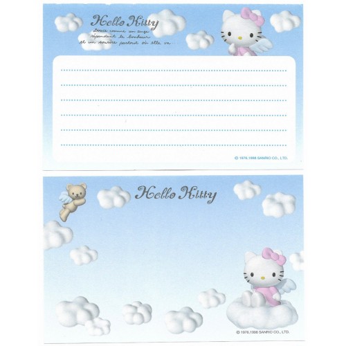 Ano 1998. Kit 2 Notas Hello Kitty Angel Sanrio