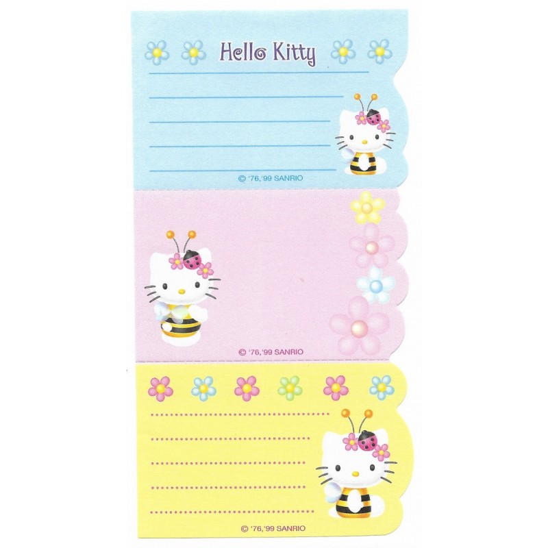 Ano 1999. Nota Hello Kitty Lady Bug Sanrio