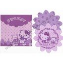 Ano 2007. Conjunto de Papel de Carta Hello Kitty Flores DC Sanrio