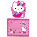 Ano 2013. Cartão Pequeno Hello Kitty & Cupcake (CRS) Sanrio