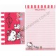 Ano 2009. Conjunto de Mini-Papel de Carta Hello Kitty (CVMLT) Sanrio