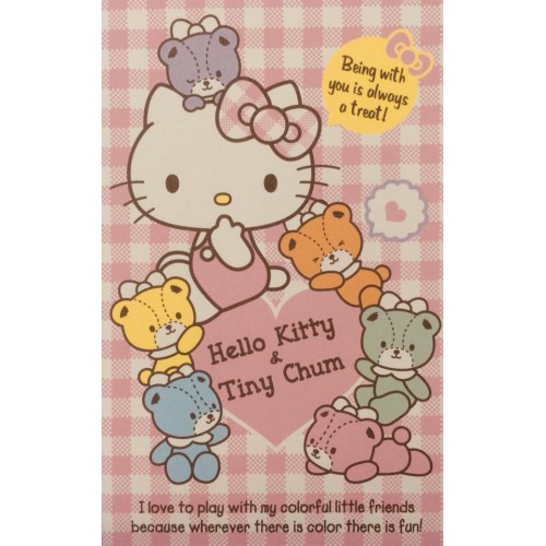 Ano 2014. Mini-Envelope Hello Kitty & Bears CRS Sanrio
