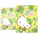 Ano 2013. Conjunto de Papel de Carta Hello Kitty Clovers Sanrio