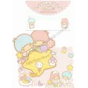 Ano 2014. Kit 2 Conjuntos de Papel de Carta Little Twin Stars Stars Sanrio