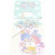 Ano 2017. Kit 2 Conjuntos de Papel de Carta Little Twin Stars Stars Sanrio