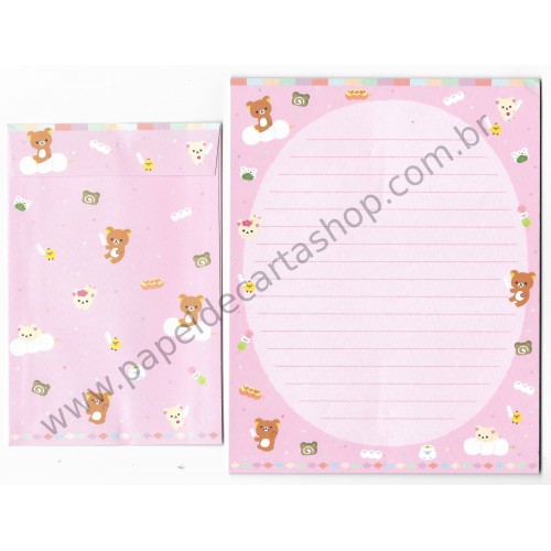 Kit 4 Conjuntos de Papel de Carta Rilakkuma 2016 - San-X