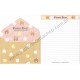 Conjunto de Papel de Carta Flower Bear CRS - Crux Japan