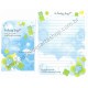 Conjunto de Papel de Carta A Dozing Frog - DAISO Japan