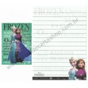 Conjunto de Papel de Carta Pequeno Importado Disney FROZEN CVD Japan