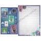 Conjunto de Papel de Carta Pequeno Importado Disney FROZEN CAZ Japan