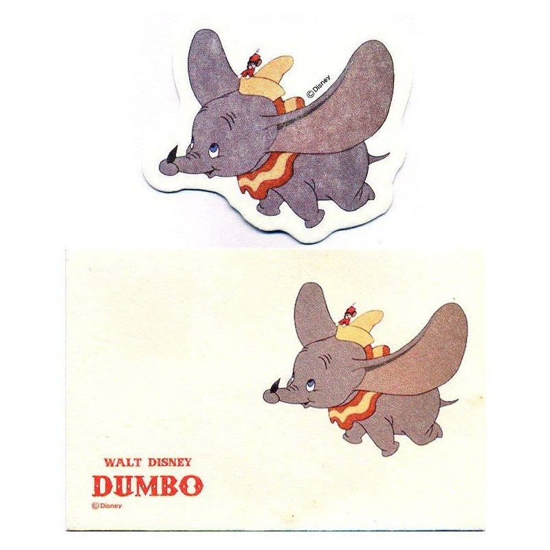 Conjunto de Mini-Cartão Importado Disney DUMBO Japan