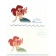 Conjunto de Mini-Cartão Importado Disney The Little Mermaid Japan