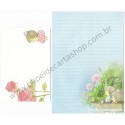 Conjunto de Papel de Carta Importado AMY & TIM 14