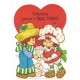 Kit 5 Mini-Cartões de Mensagem Valentines Antigo Importado Moranguinho