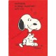 Cartão Postal Valentines Antigo VINTAGE Importado Snoopy