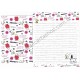 Kit 4 Conjuntos de Papel de Carta The 60's Snoopy CBR - Peanuts Worldwide LLC