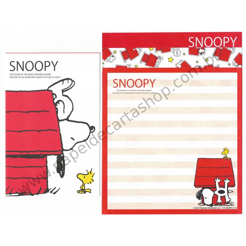 Kit 4 Conjuntos de Papel de Carta SNOOPY CVM - Peanuts Worldwide LLC