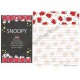 Kit 4 Conjuntos de Papel de Carta SNOOPY CVM - Peanuts Worldwide LLC