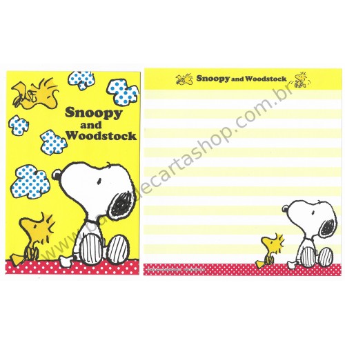 Kit 2 Conjuntos de Papel de Carta Snoopy CAMAZ - Peanuts Worldwide LLC