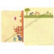 Conjunto de Papel de Carta Importado Disney Pooh NEW1