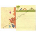 Conjunto de Papel de Carta Importado Disney Pooh NEW1