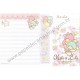 Ano 2012. Kit 2 Conjuntos de Papel de Carta Little Twin Stars Puffy Clowds Sanrio