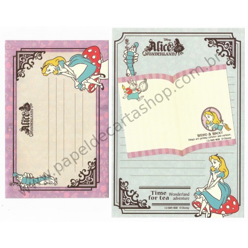 Conjunto de Papel de Carta Disney Alice Time for Tea Sun-Star