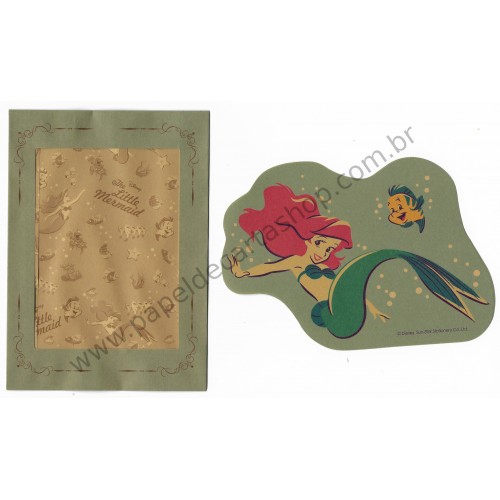 Conjunto de Papel de Carta Disney Little Mermaid P Sun-Star (CVD)