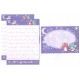 Ano 2014. Conjunto de Mini Papel de Carta Little Twin Stars (CRS) Sanrio