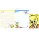 Conjunto de Papel de Carta Importado Tweety 10