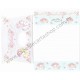 Ano 2017. Kit 3 Conjuntos de Papel de Carta My Melody Sanrio