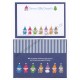 Ano 2017. Kit 15 Mini-Conjuntos de Papel de Carta Sanrio Characters