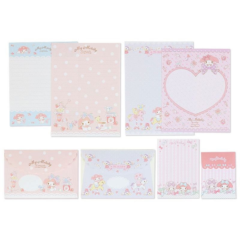 Ano 2017. Kit 3 Conjuntos de Papel de Carta My Melody Sanrio