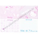 Ano 2004. Kit 4 Notas Hello Kitty Lipstick Sanrio