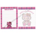 Ano 2009. Kit 2 Notas Hello Kitty Tartan 35th Anniversary Sanrio