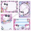 Ano 2013. Kit 4 MEMOS Hello Kitty Alice Sanrio