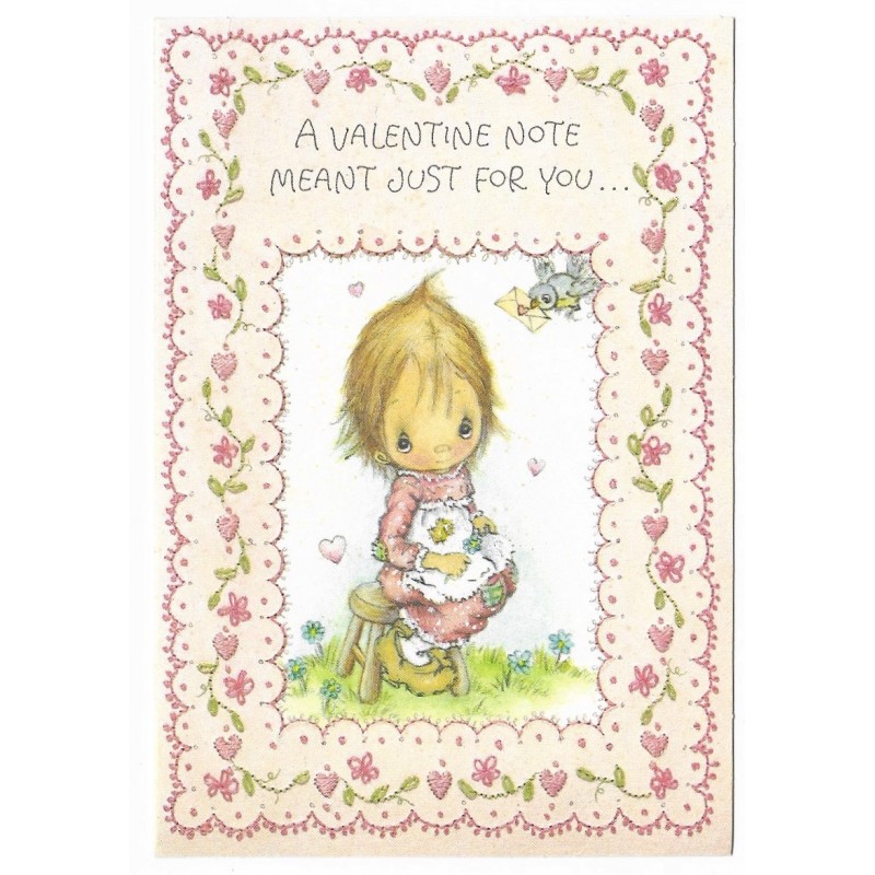 Kit 3 Cartões Antigos Importados Betsey Clark Valentines