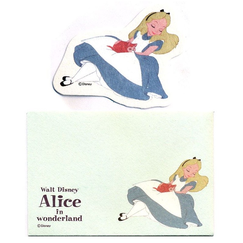 Conjunto de Mini-Cartão de Mensagem Disney ALICE Japan