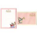 Conjunto de Mini-Cartão de Mensagem Importado Disney ALICE Japan
