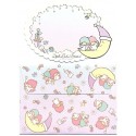 Ano 2015. Mini-Cartão de Mensagem Little Twin Stars Moon Sanrio