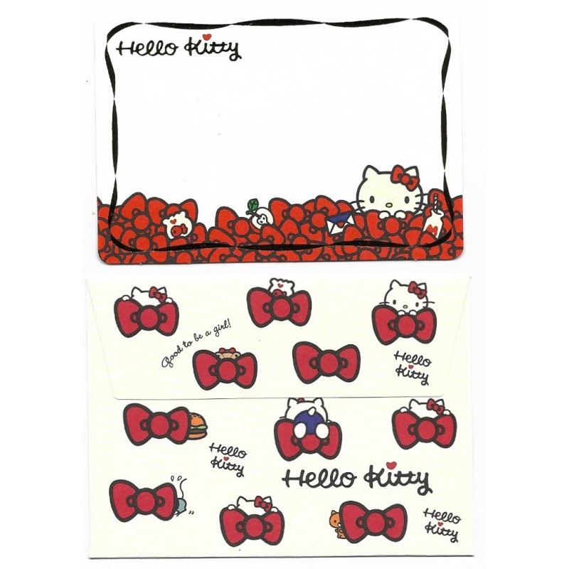 Ano 2015. Kit Mini-Cartão de Mensagem Hello Kitty Love (CVM) Sanrio