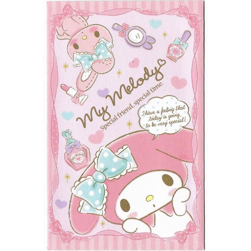 Ano 2014. Mini-Envelope MY MELODY Special Time Sanrio
