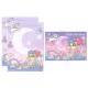 Ano 2014. Conjunto de Mini Papel de Carta Little Twin Stars (CLL) Sanrio