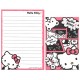 Ano 2014. Kit 2 Conjuntos de Mini-Papel de carta Hello Kitty CPN Sanrio