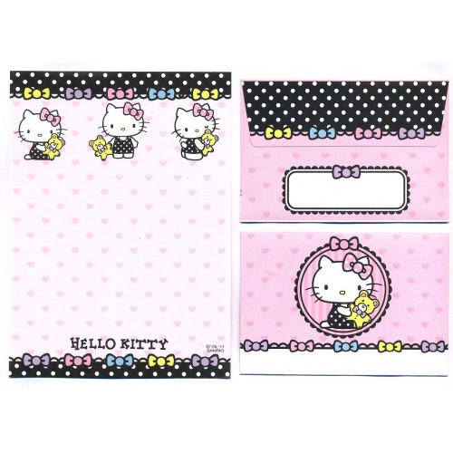 Ano 2011. Conjunto de Mini-Papel de carta Hello Kitty CRS1 Sanrio